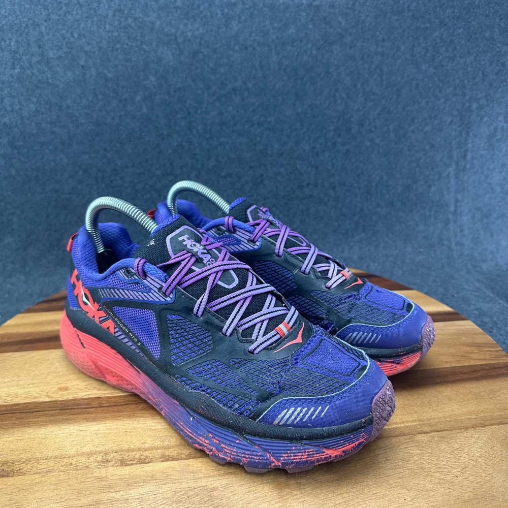 Hoka One One Womens Challenger ATR 3 Trail Running Shoes Purple 1014762 8.5 - Picture 2 of 16